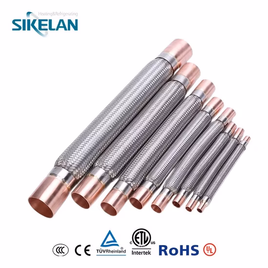 OEM Customized 304 Stainless Steel Air Conditioner Refrigeration Vibration Eliminator