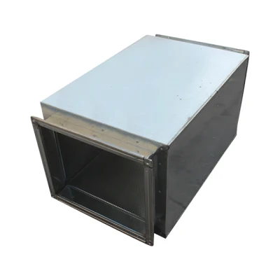 Коробка статического давления из нержавеющей стали, глушитель воздуховода, глушитель вентилятора пленума